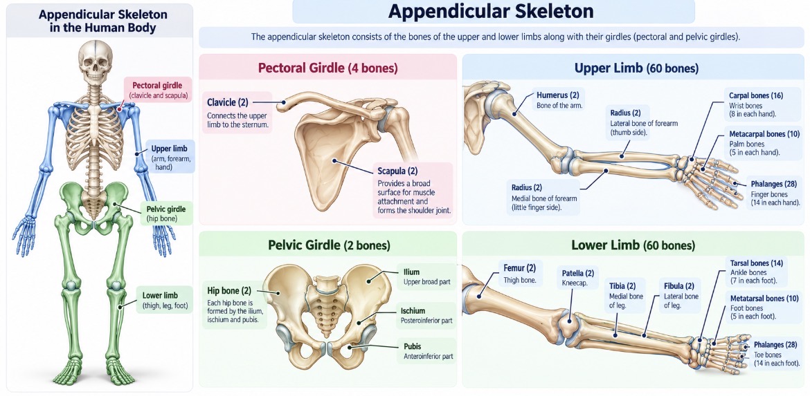 Appendicular skeleton