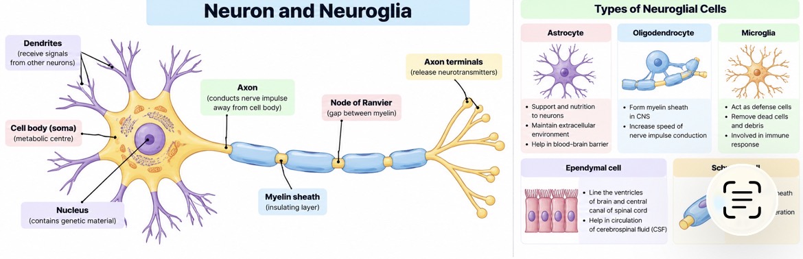 Types of neurological cells