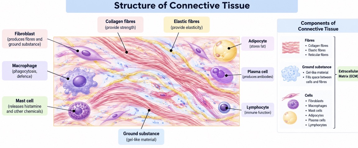 Structure of connective tissue