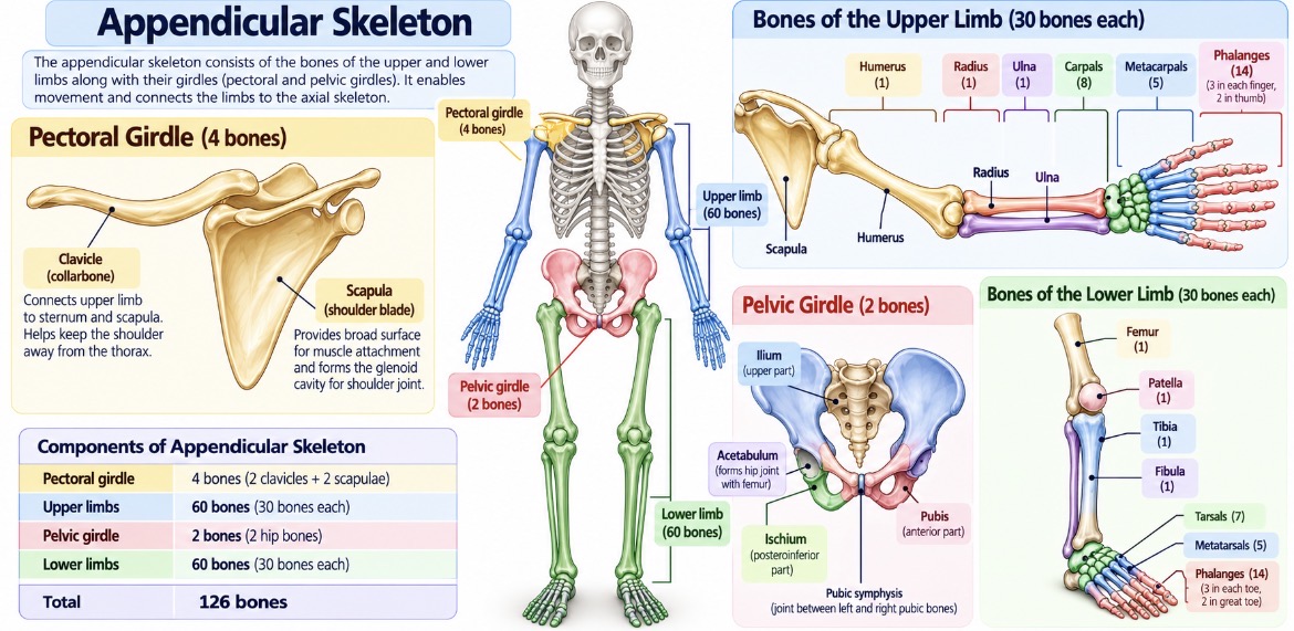 Appendicular skeleton